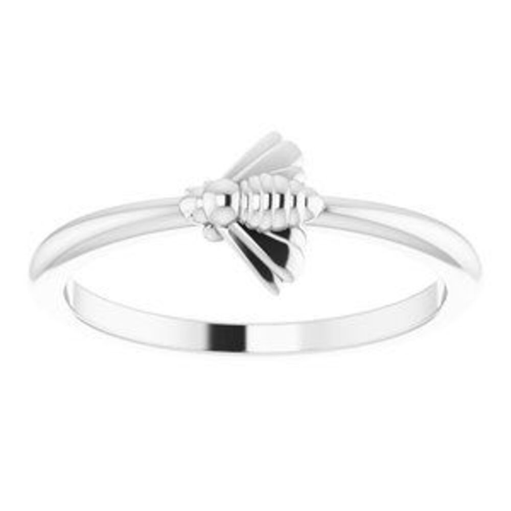 Sterling Silver Stackable Bee Ring - image 3
